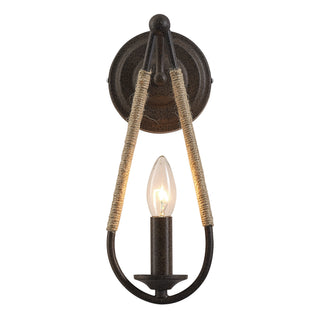 1-Light Modern Style Wall Lighting with Hemp Rope