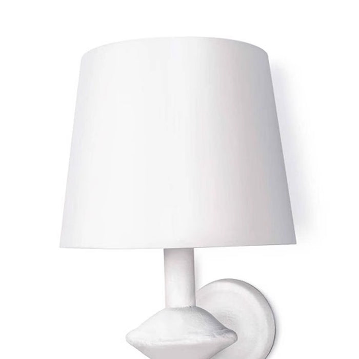 1-Light French Modern Simple White Wall Sconces Lighting