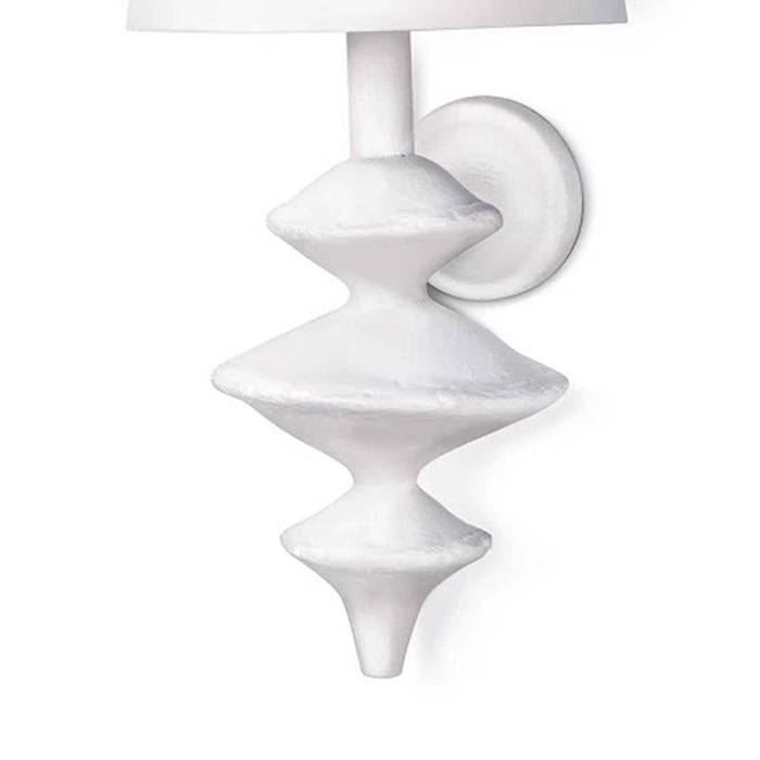 1-Light French Modern Simple White Wall Sconces Lighting