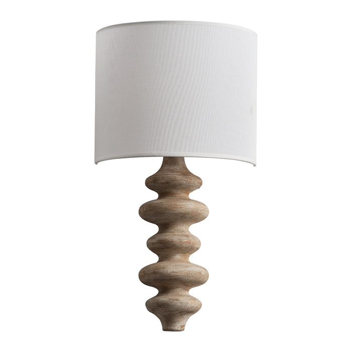 Solid Wood Spiral Wall Sconces Lighting with Shade Decorative for Study Room Living Room Corridor Bedside Light