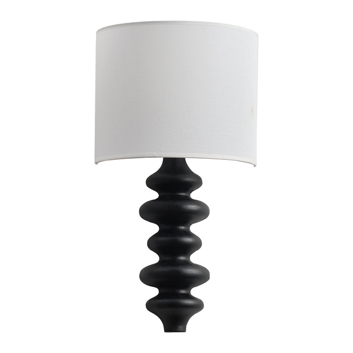 Solid Wood Spiral Wall Sconces Lighting with Shade Decorative for Study Room Living Room Corridor Bedside Light