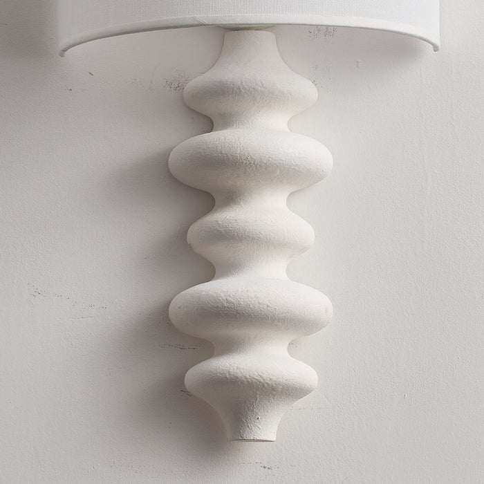 Solid Wood Spiral Wall Sconces Lighting with Shade Decorative for Study Room Living Room Corridor Bedside Light