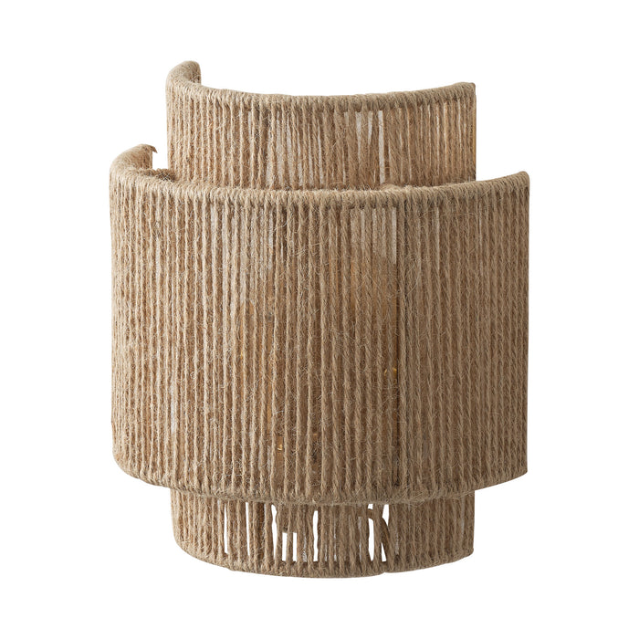 1-Light Farmhouse Rattan Wall Sconce Lighting