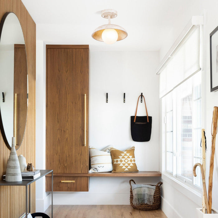 1-Light Iron Farmhouse Pendant Lighting