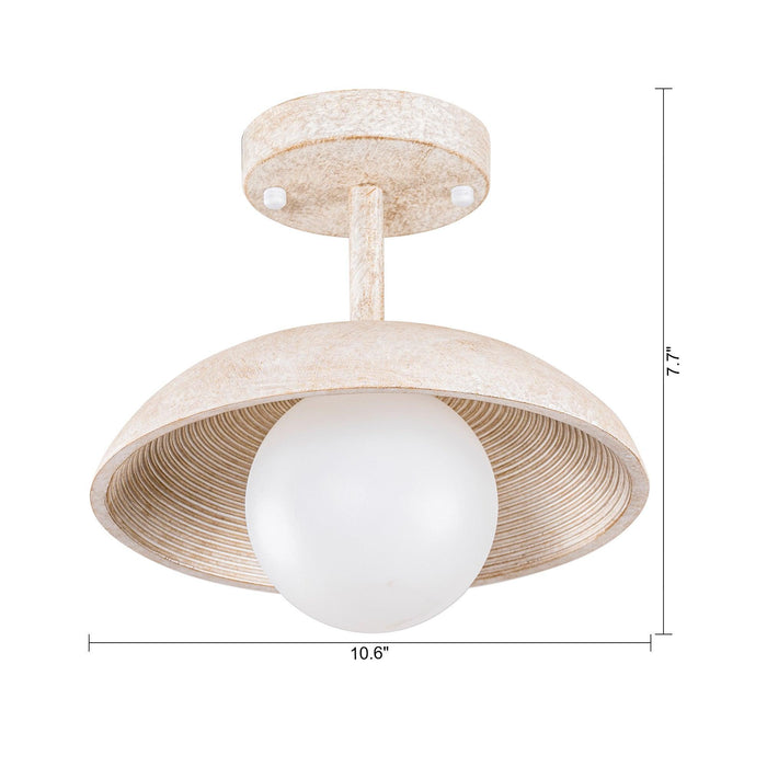 1-Light Iron Farmhouse Pendant Lighting