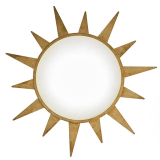 25 Inch Dana Vintage Golden Sunburst Flush Mount LED Light