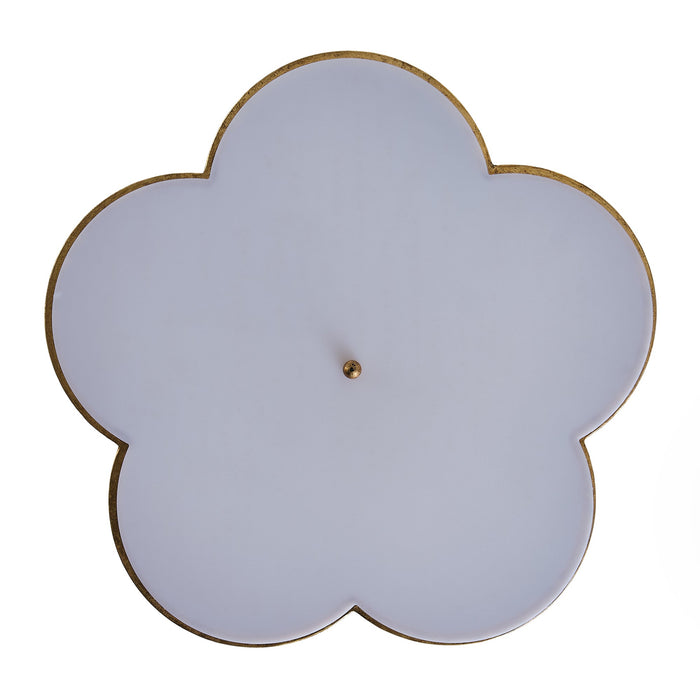 20 Inch Joyce 5-Light Vintage Golden Semi-Flush Mount Ceiling Light