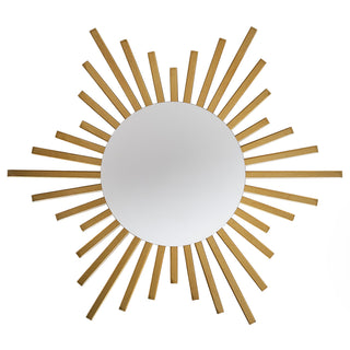 18 Inch Iris 1-Light Golden Semi-Flush Mount Ceiling Light