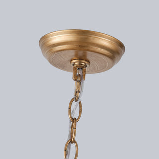 32 Inch Nelly 9-Light Hamptons Bohemia Wood Beaded Chandelier