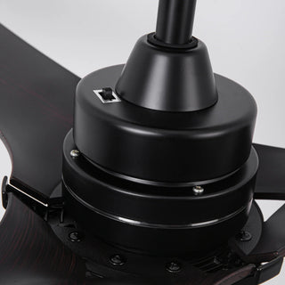 52 Inch Ivy Hamptons Industrial Downrod Mount LED Ceiling Fan with Remote Control