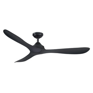 56" Hamptons Modern DC Motor Downrod Mount Reversible Ceiling Fan with Remote Control