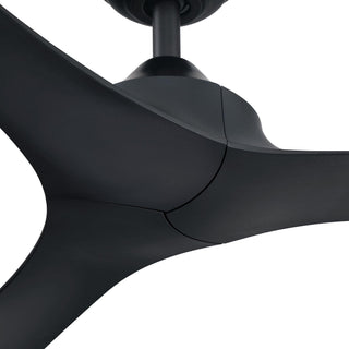 56" Hamptons Modern DC Motor Downrod Mount Reversible Ceiling Fan with Remote Control