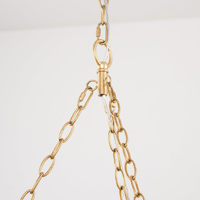 Farmhouse 3-Light Rattan Pendant Lighting in Bowl Shape