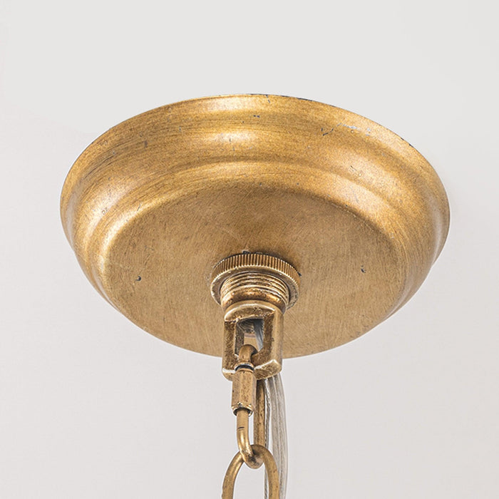 Farmhouse 3-Light Rattan Pendant Lighting in Bowl Shape