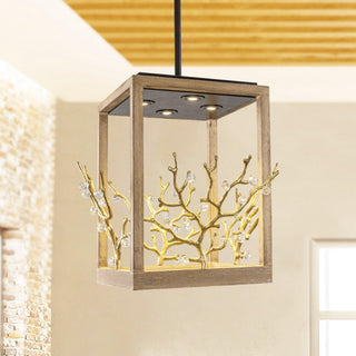 4-Light Hamptons Modern Branches Pendant Lighting