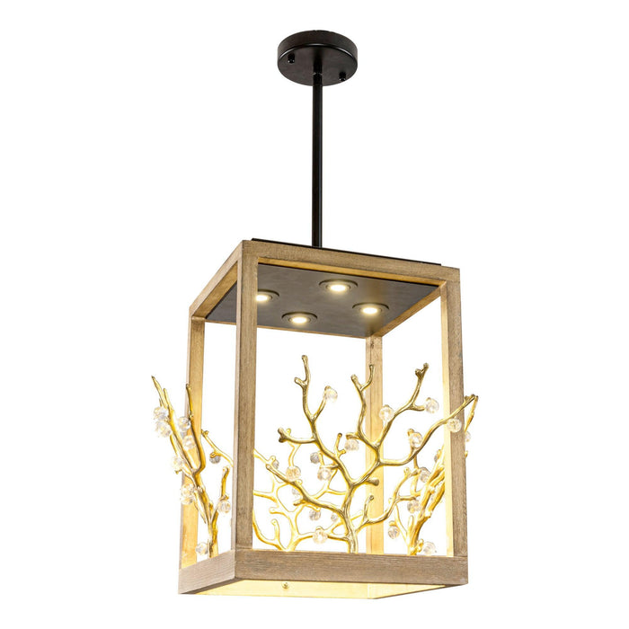 4-Light Modern Branches Pendant Lighting
