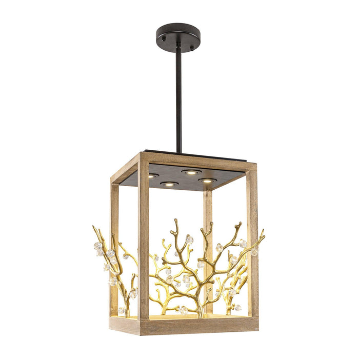 4-Light Modern Branches Pendant Lighting