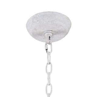 Rustic 3-Light White Dry Rated Farmhouse Pendant Hanging Light