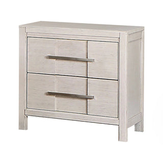 23" Berenice Transitional Solid Wood 2-Drawer Nightstand