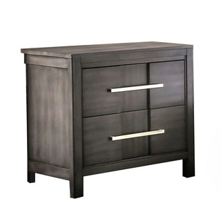 23" Berenice Transitional Solid Wood 2-Drawer Nightstand