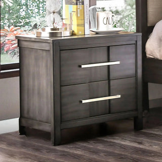 23" Berenice Transitional Solid Wood 2-Drawer Nightstand