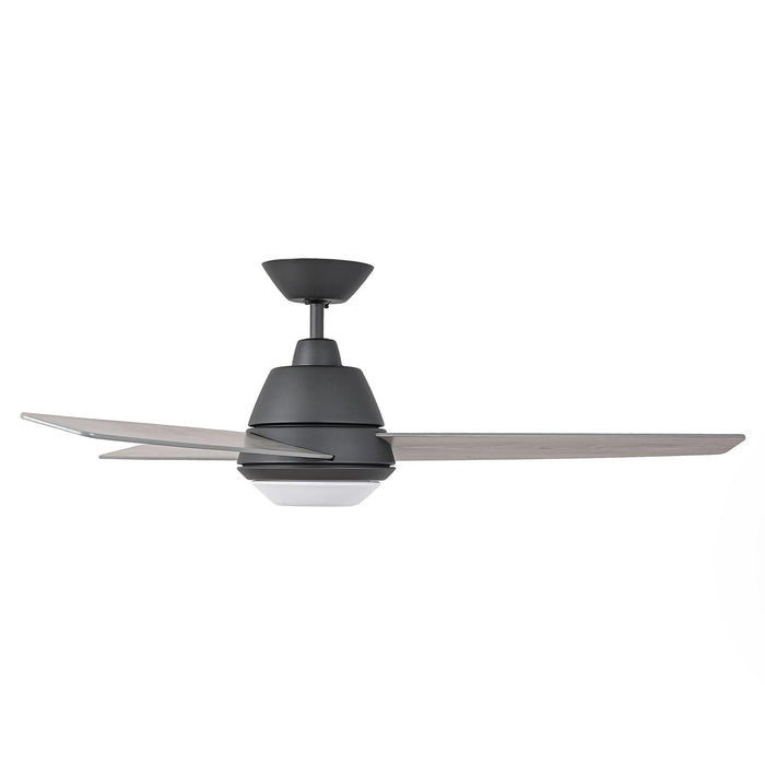 52" 4 Speed Wall Control Ceiling Fan with LED Lighting