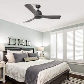 54" Hamptons Industrial 3 Blades LED Ceiling Fan with Remote Control