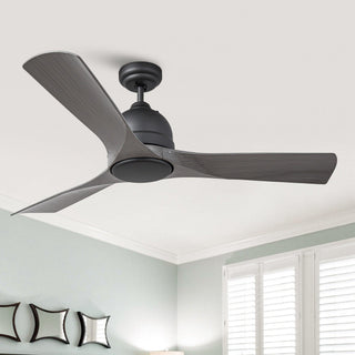54" Hamptons Industrial 3 Blades LED Ceiling Fan with Remote Control