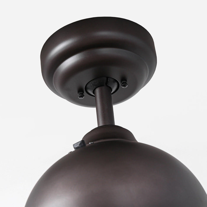 54" Industrial 3 Blades LED Ceiling Fan with Remote Control