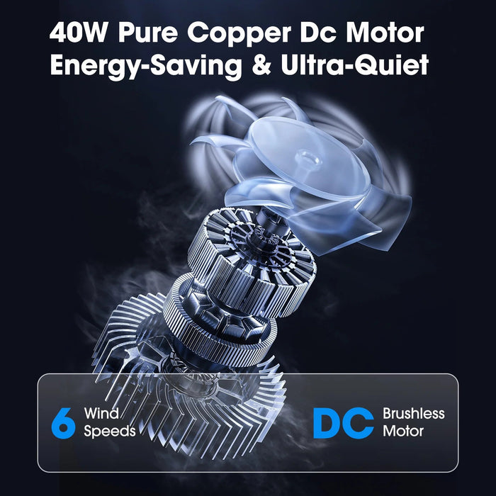 52 Inch Bucholz Industrial Dimmable RGB LED Ceiling Fan with Remote and APP Control