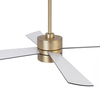 52 Inch Bucholz Hamptons Industrial Dimmable RGB LED Ceiling Fan with Remote and APP Control
