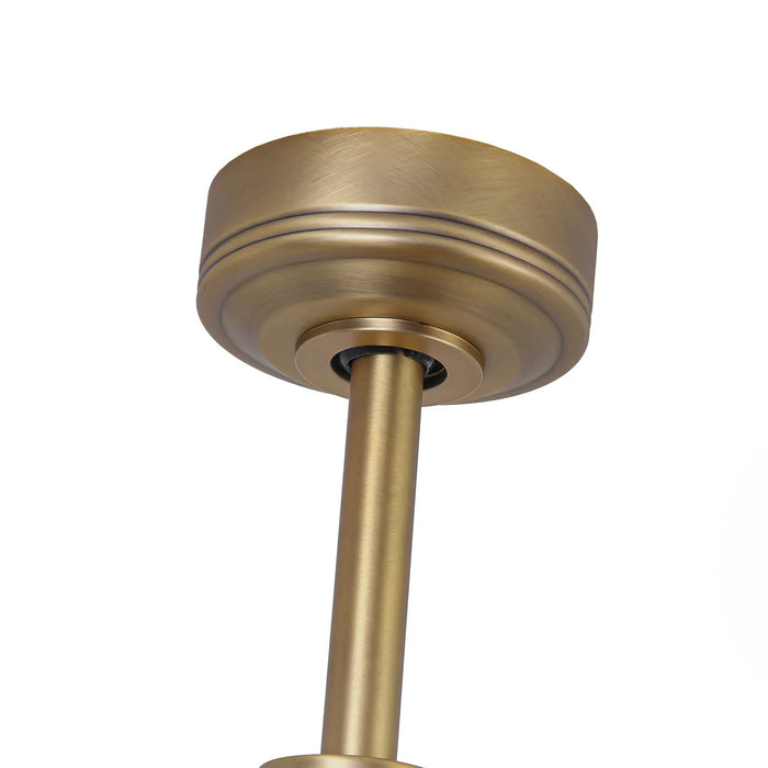 52 Inch Bucholz Industrial Dimmable RGB LED Ceiling Fan with Remote and APP Control