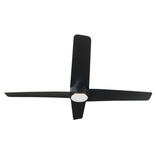 60" Parvez Hamptons Modern DC Motor Downrod Mount Reversible Ceiling Fan with Lighting and Remote Control