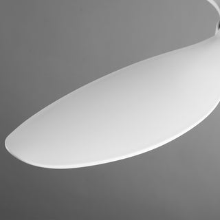 52" Aura Modern Flush Mount Ceiling Fan with LED Light