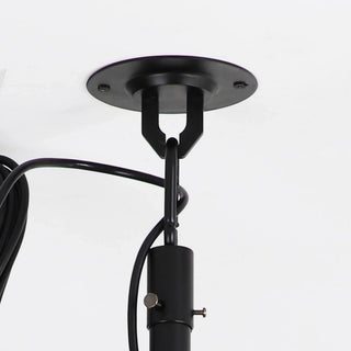 42 Inch Hamptons Patio Guard IP65 Outdoor DC Motor Black Modern Hanging Buckle Downrod Ceiling Fan with Light