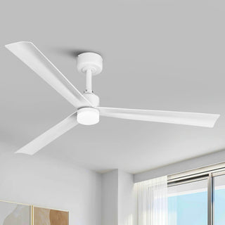 50 Inch Rae Hamptons Modern Downrod Mount LED Ceiling Fan with Remote Control
