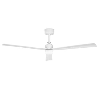 50 Inch Rae Hamptons Modern Downrod Mount LED Ceiling Fan with Remote Control
