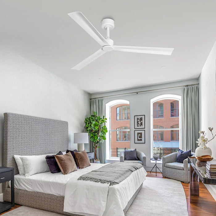 50 Inch Erica Modern Downrod Mount Ceiling Fan with Remote Control