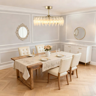 32 Inch Antique Silver Ogden Luxury Ceiling Fan with Light and Remote Control