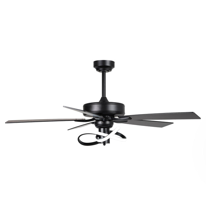 52 Inch Oregon DC Motor Modern Downrod Ceiling Fan with LED Light