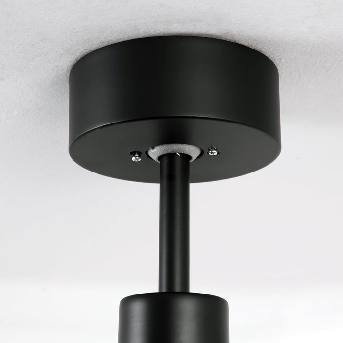 52 Inch Bernice DC Motor Industrial Downrod Ceiling Fan with LED Light and Remote Control