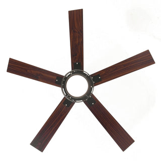52 Inch Bernice DC Motor Industrial Downrod Ceiling Fan with LED Light and Remote Control