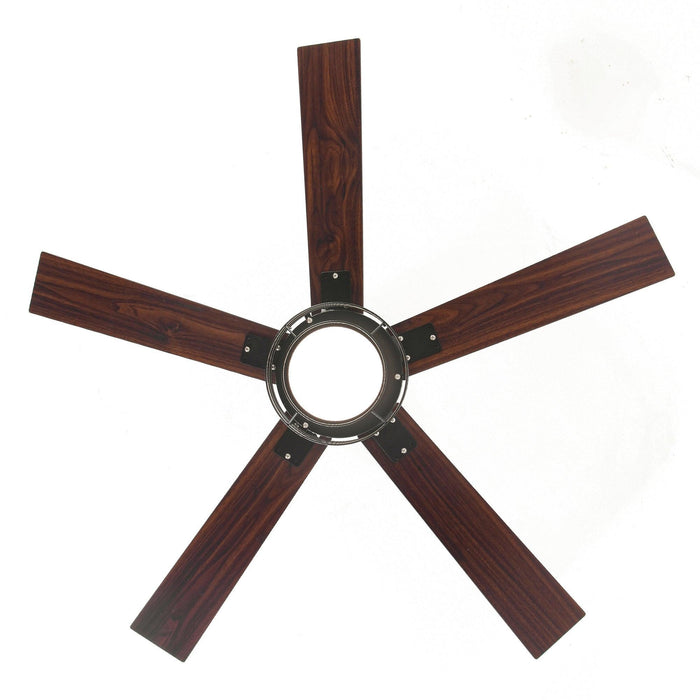 52 Inch Bernice DC Motor Industrial Downrod Ceiling Fan with LED Light and Remote Control