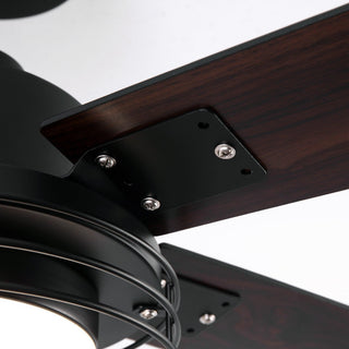 52 Inch Bernice DC Motor Industrial Downrod Ceiling Fan with LED Light and Remote Control