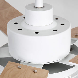 52 Inch Bernice DC Motor Industrial Downrod Ceiling Fan with LED Light and Remote Control