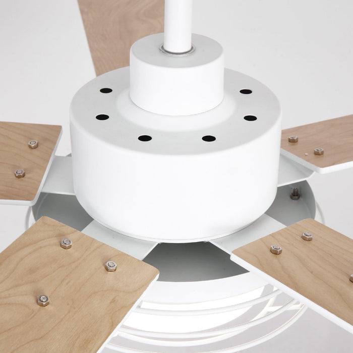 52 Inch Bernice DC Motor Industrial Downrod Ceiling Fan with LED Light and Remote Control