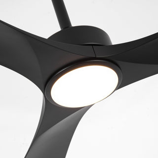 60 Inch Alexi Hamptons DC Motor Modern Downrod Ceiling Fan with LED Light