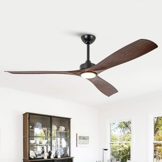 60 Inch Alexi Hamptons DC Motor Modern Downrod Ceiling Fan with LED Light