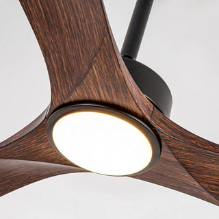 60 Inch Alexi Hamptons DC Motor Modern Downrod Ceiling Fan with LED Light