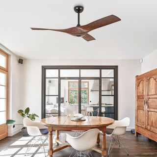 52 Inch Erin DC Motor Hamptons Industrial Downrod Ceiling Fan with Remote Control